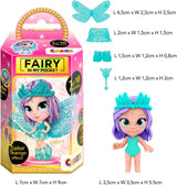 CRAZE Fée dans ma poche | Poupée féerique avec ailes, jouet féerique à collectionner avec effets spéciaux tels que paillettes, lueur dans le noir et changement de couleur Dolls Naty Shop