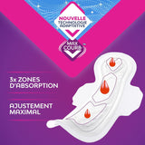 Serviettes Hygiéniques Ultra Bonne Nuit avec Ailes - Flux Très Abondants - 10 lingettes en sachets individuels