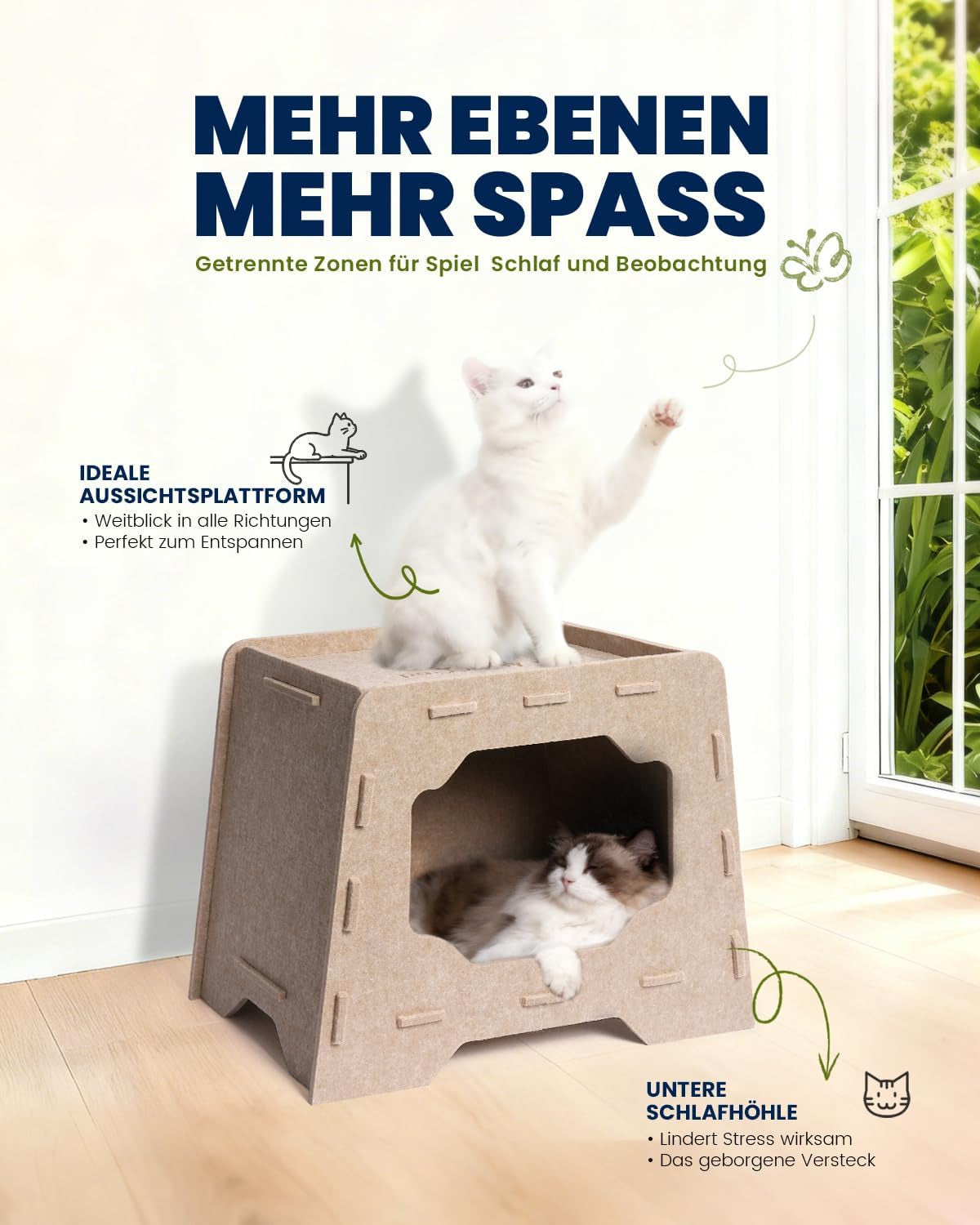 Couvertures et meubles, Animaux, Grottes et maisons, Chats, Lits pour chats, Chats - lits, matelas