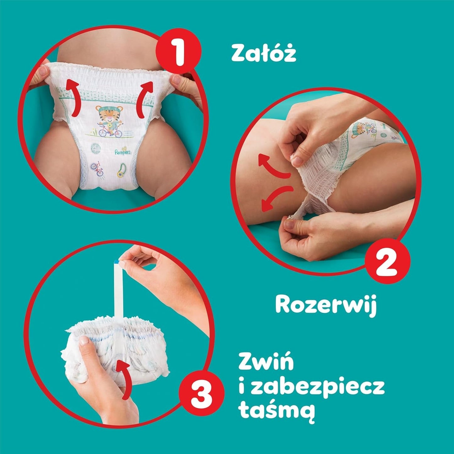 Pampers (ancienne version), pantalons garçons/filles 4 176 pcs.