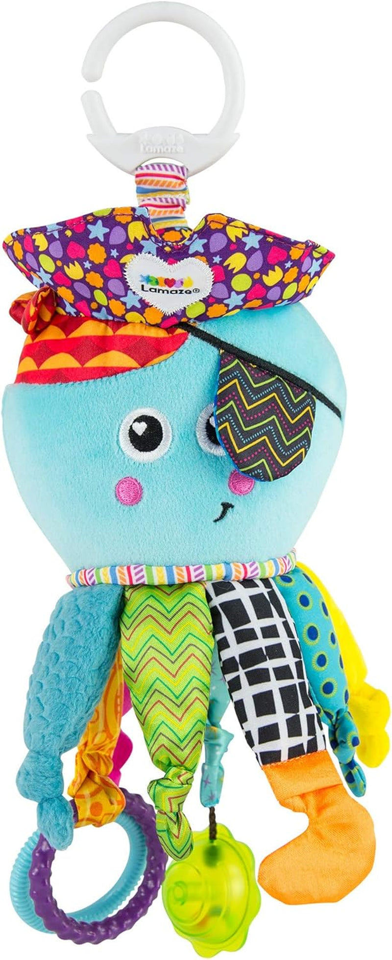 Jouet Lamaze pour bébés Captain Calamari la pieuvre pirate Clip & Go - jouet de haute qualité pour les tout-petits - à partir de 0 mois & Freddie la luciole Clip & Go - jouet de haute qualité pour les tout-petits Jouets Bebe Naty Shop