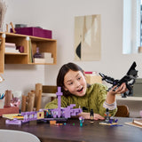 LEGO Minecraft The End Dragon et The End Ship Ensemble de jeu d'action et de découverte Jeu vidéo Ensemble d'aventure Cadeau pour garçons et filles de 8 ans 21264 Ensembles de construction Beuche den LEGO-Store