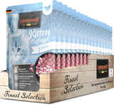 LEONARDO Fresh Pouches [16 x 85 g de nourriture humide pour chat, sans céréales] | Aliment humide complet en sachets individuels