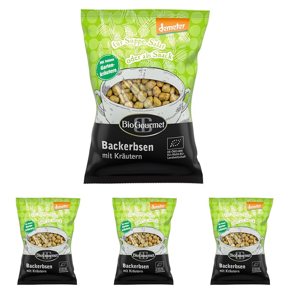 Croûtons BioGourmet aux herbes, pour soupe, salade ou en collation, bio, Demeter, 100g