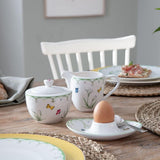 Villeroy & Boch Tasse à lait Colorful Spring, 280 ml, Porcelaine Premium, Blanc/Multicolore