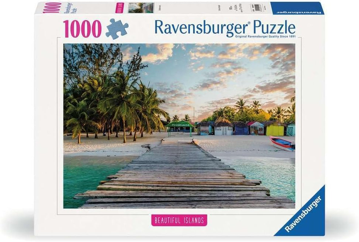 Ravensburger Puzzle Beautiful Islands 16912 - Île des Caraïbes - Puzzle de 1000 pièces pour adultes et enfants de plus de 14 ans Puzzle Naty Shop Nouveau Design