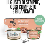 Thon Saumon en Gelée, Aliment Humide Complet pour Chats, en Conserve, avec Vitamines Ajoutées, 100% Naturel, 6 x 85 g