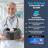 Oreiller cervical d'avion Flagshipper - oreiller cervical pour adulte - oreiller cervical de voiture - oreiller de voyage en mousse à mémoire de forme - lavable avec dos étroit (velours doux et respirant) - réglable, gris Naty Shop Oreillers orthopédiques cervicaux