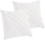 Traumnacht Oreiller en bambou avec fibres de bambou, hypoallergénique, antibactérien Ensemble d'oreillers avec fermeture éclair, composé de 2 oreillers 40X80Cm, certifié Oeko-Tex, développé en Allemagne Oreillers standard Naty Shop Oreiller 80 X 80 Cm