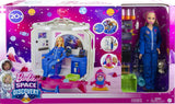 Barbie GXF27 - Station spatiale Aventure spatiale, poupée spatiale, chiot, poste de travail, scènes spatiales, 20 accessoires, jouet cadeau pour enfants à partir de 3 ans