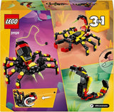 LEGO Creator 3In1 Animaux sauvages : Araignée surprise - jouet à transformer en scorpion ou serpent - jeu de construction avec 3 modèles - cadeau pour garçons et filles à partir de 7 ans 31159 Jeux de construction Besuche den LEGO-Store