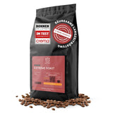 KING'S COFFEE - EXTREME ROAST - Espresso Intenso en grains - très faible acidité - torréfaction en petits lots d'Italie - grains de café pour machines entièrement automatiques et machines à porte-filtre - 1 kg