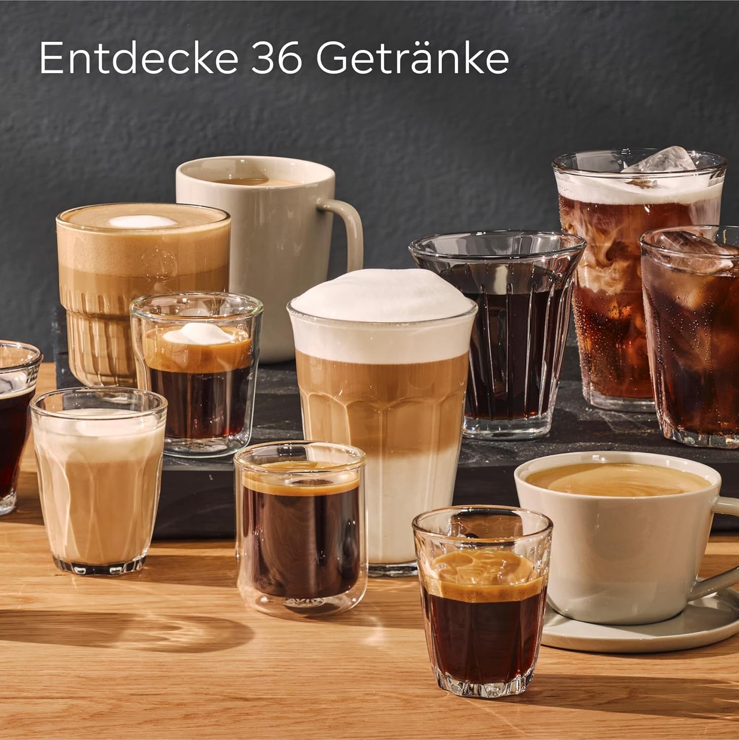 Machine à expresso entièrement automatique Siemens EQ700, grand écran TFT couleur, 36 boissons chaudes et froides, infusion froide, fonction 2 tasses, contrôle par application, système de nettoyage automatique, acier inoxydable noir, TQ717D03