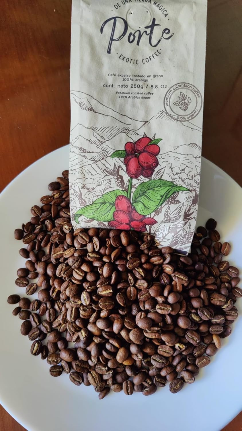 Café spécial Bohnen 100 % Arabica naturel Mittlere Röstung Gewaschener Prozess Zitrus Schokolade Karamell Schattenanbau Sierra Nevada (250 g, Castillo)