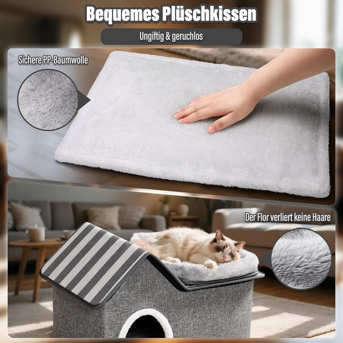 Couvertures et meubles, Animaux, Grottes et maisons, Chats, Lits pour chats, Chats - lits, matelas