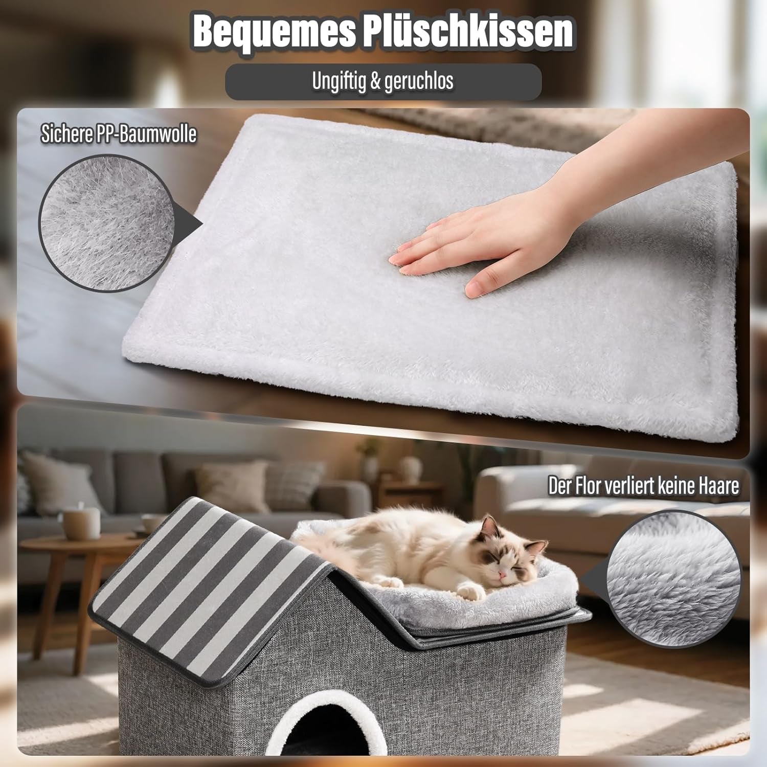Couvertures et meubles, Animaux, Grottes et maisons, Chats, Lits pour chats, Chats - lits, matelas
