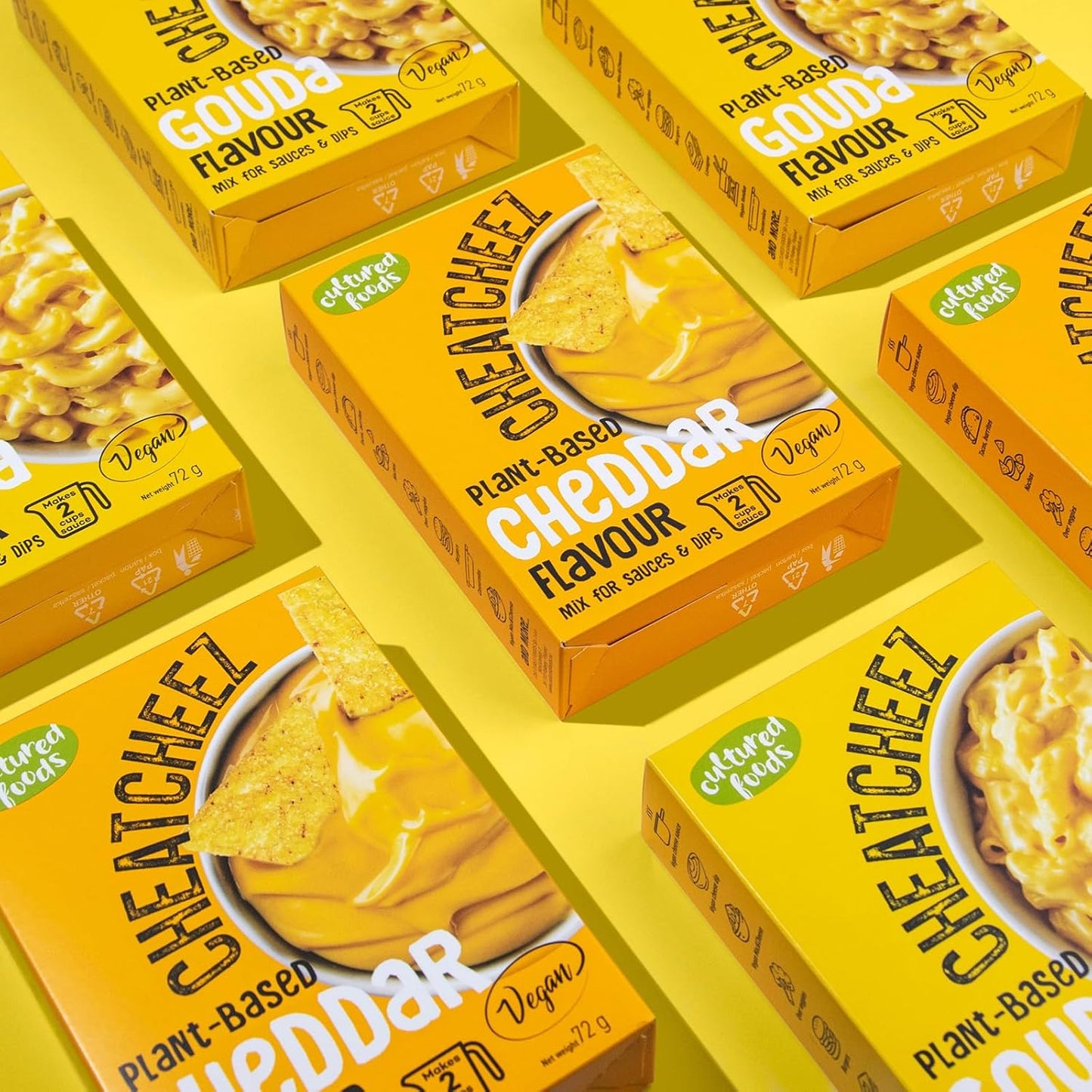 Sauce Gouda végétalienne CHEATCHEEZ de Cultured Foods - Sans lactose ni gluten