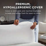 Oreiller Symphony TEMPUR-PEDIC Fabriqué en mousse à mémoire de forme, Luxueux, Doux, Standard, Blanc Oreillers standard Naty Shop