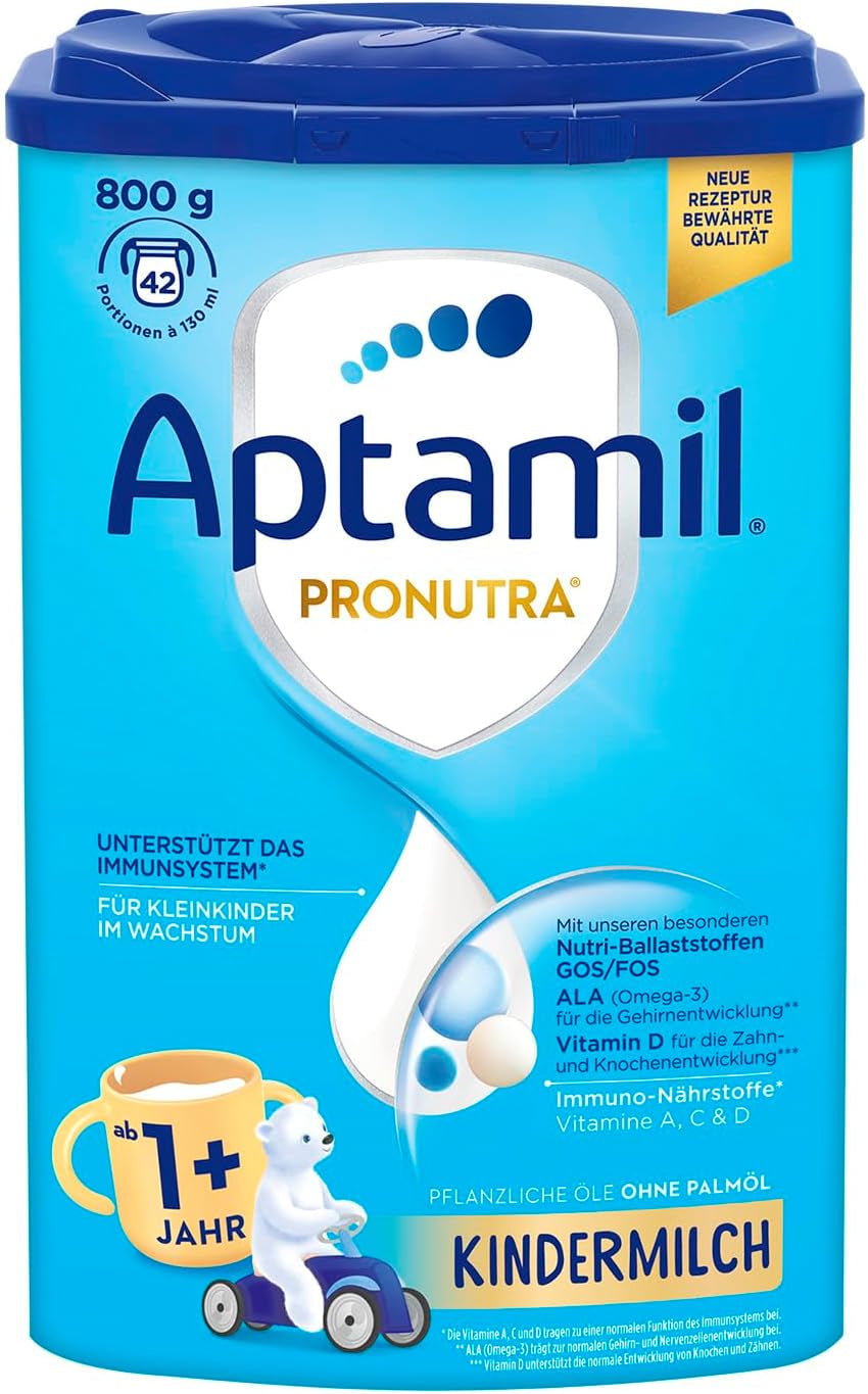 Lait bébé Aptamil 1, 1 plus ou 2 plus - Pour les enfants en pleine croissance - Sans huile de palme Naty Shop