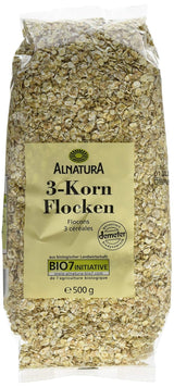 Bio 3-Korn Flocken, 500 G Céréales Naty Shop Default Title