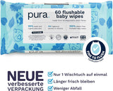 Lingettes jetables écologiques pour peau sensible de bébé, 70 lingettes (1 paquet) 99 % d'eau, 100 % sans plastique, pour peaux sensibles sujettes à l'eczéma, nouveau-né, biodégradables, végétaliennes