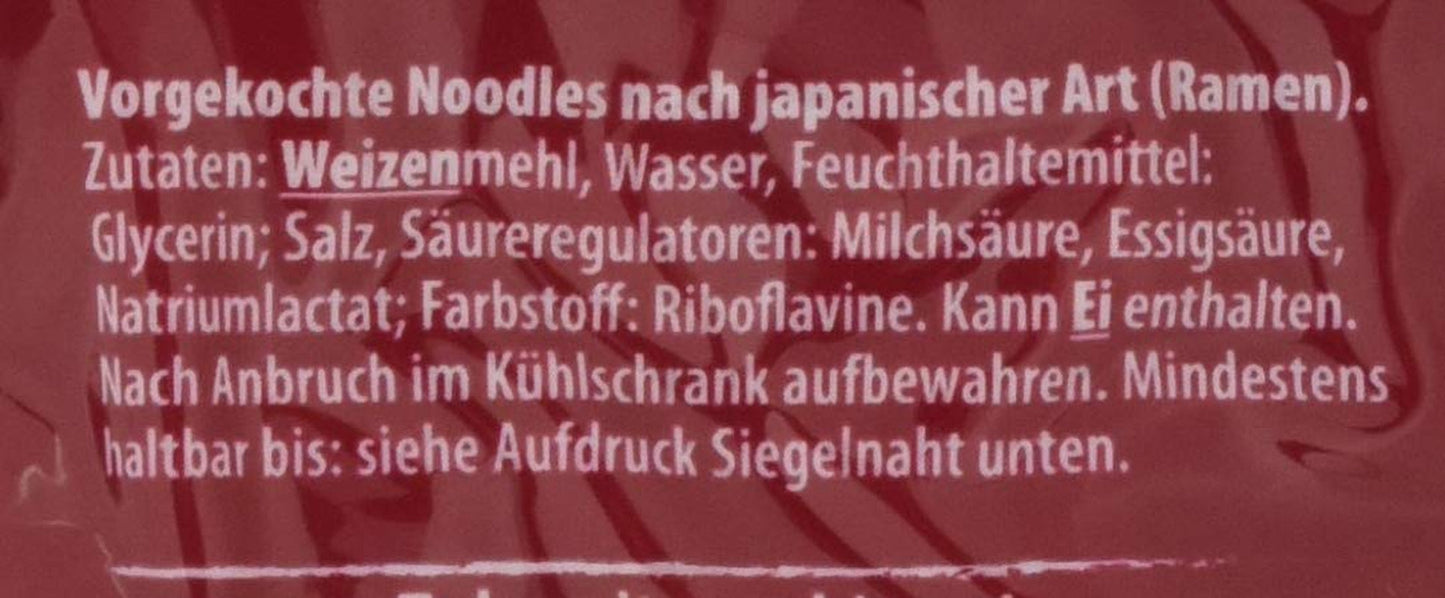Paquet de 12 nouilles ramen de style japonais Miyako (12 x 200 g)