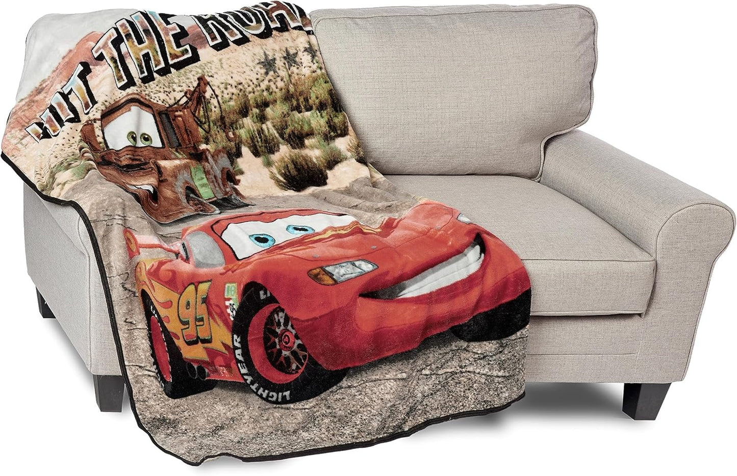 Lag3 Couverture Cars Micro Raschel, en polyester, dans la rue, 46 x 60 cm, lits et couvertures du nord-ouest