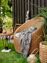 Bloomingville couvre-lit, noir, coton, 160 cm Bloomingville Beds and Blankets