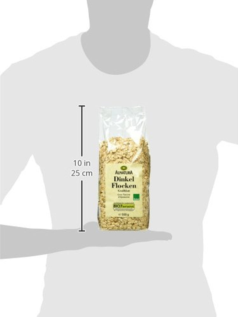 Bio Dinkelflocken Großblatt, 500G Céréales Naty Shop