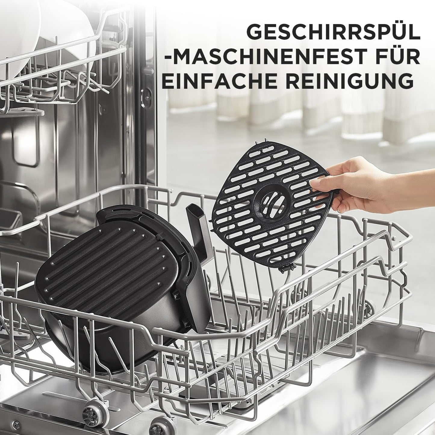Friteuse à air chaud Midea 2L, friteuse à air 1150W, sans huile, friteuse à air chaud, fonction d'arrêt automatique électroménager Naty Shop