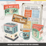 Nostalgic-Art Boîte de conservation rétro XL, 4 l, Nourriture pour chien - idée cadeau pour les propriétaires de chiens, boîte de conservation pour croquettes, design vintage Boîtes de conservation alimentaire Naty Shop