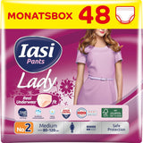 LADY Pants 48 Pantalons Jetables pour Incontinence Urinaire Absorbance Grande Taille S pour Femme 48 Pièces