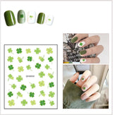 JMEOWIO Süße Nagelsticker Für Kinder 14 Blatt Nail Art Sticker Selbstklebend Nagelaufkleber Regenbogen Blumen Fruit Dekoration Nageldesign Zubehör