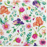 PAW - Serviettes 3 Plis (33 X 33 Cm) I 20 Pièces I Parfaites pour les Anniversaires, Fêtes, Mariages, Communions et Fêtes I Décorations de Table Serviettes en Papier Colorées - Fleurs Colorées Flore I Composition Florale