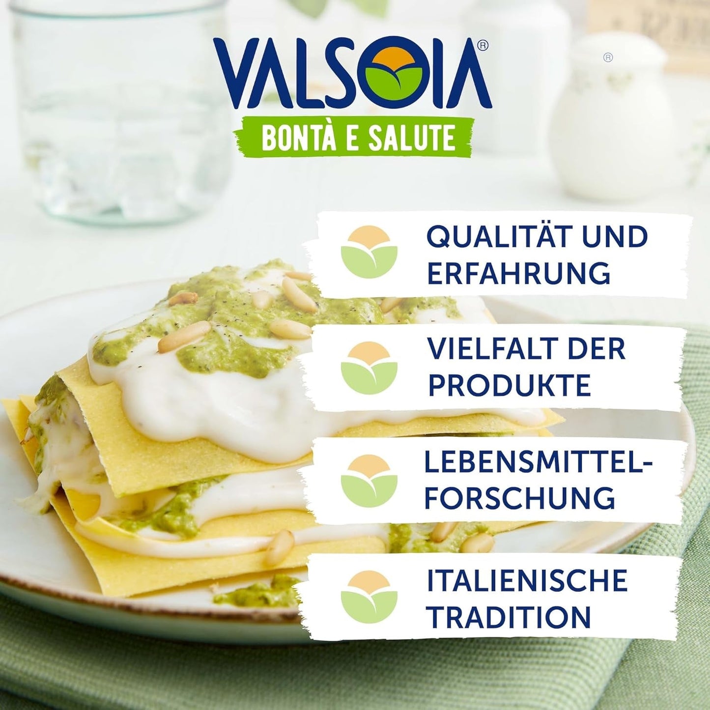 Crème Condisoia, crème de cuisson idéale pour les personnes intolérantes au lactose, végétaliens et végétariens, polyvalente en cuisine, 6 x 200 g