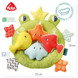 Filet de bain grenouille Fehn - Jouet de bain pour bébé pour baignoire - Jouet aquatique flottant pour un bain joyeux - Jouet de bain pour bébés et jeunes enfants à partir de 0 mois Jouets pour bébés Naty Shop