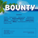 Barres de chocolat Bounty saveur chocolat et noix de coco 24 barres dans un paquet (24 x 57 g)