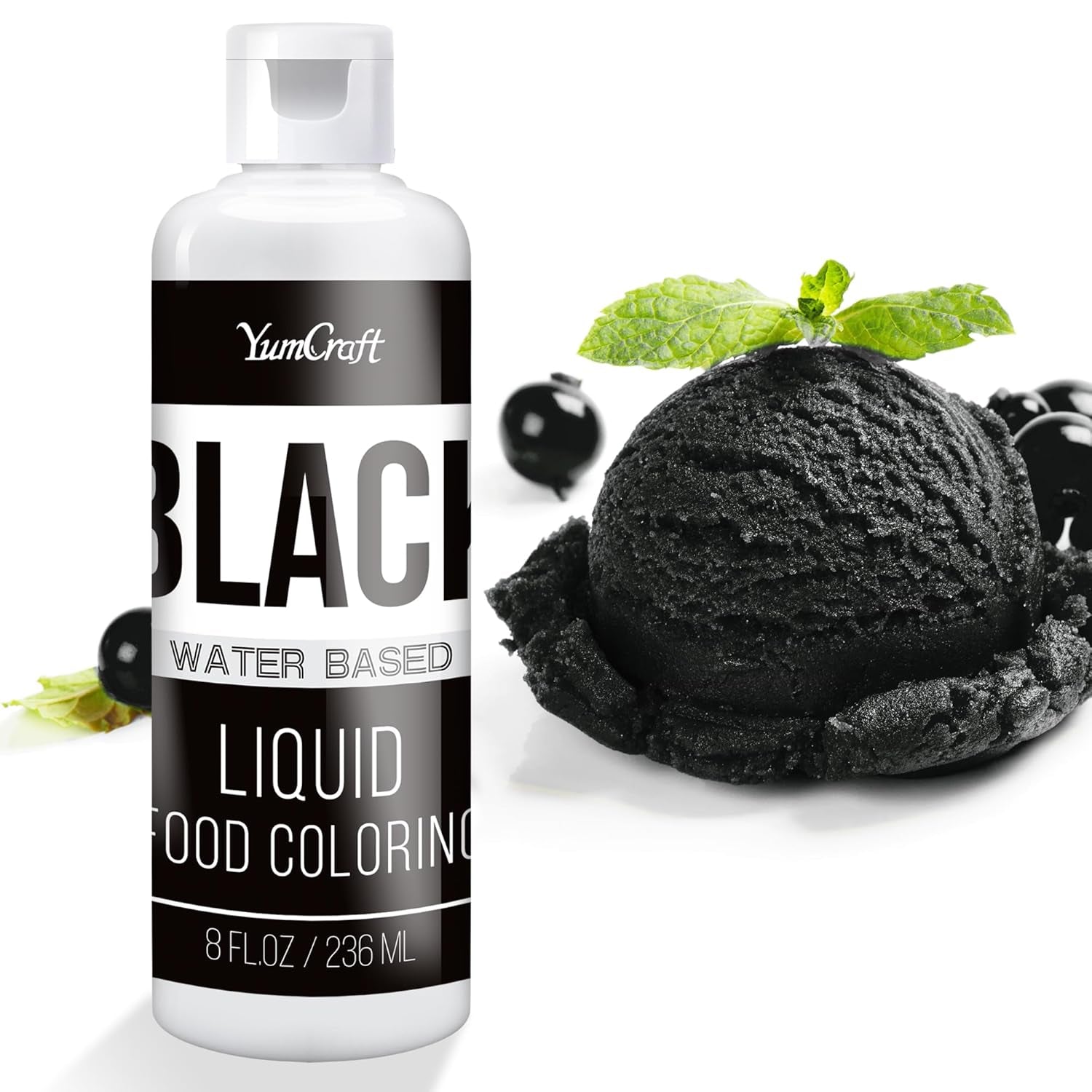 Colorant alimentaire - Colorant alimentaire liquide hautement concentré pour gâteaux, pâtisseries, œufs de Pâques, boissons - Colorant alimentaire sans sucre pour fondant, glaçage, slime, décoration de gâteaux (Velours Rouge, 236 ml)