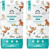Marque Amazon : Mama Bear Disney Couches Ultra Dry, taille 3 (4-9 kg) – Boîte mensuelle, blanche, 172 pièces (2 paquets de 86)