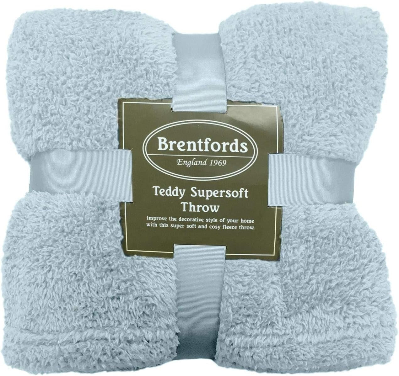 Brentford's Teddy Couverture polaire grande couverture de lit en peluche super douce et chaude pour canapé-lit noir - 150 x 200 cm Lits et couvertures Besuche den Brentfords-Store Oeuf de canard 200 x 240 cm