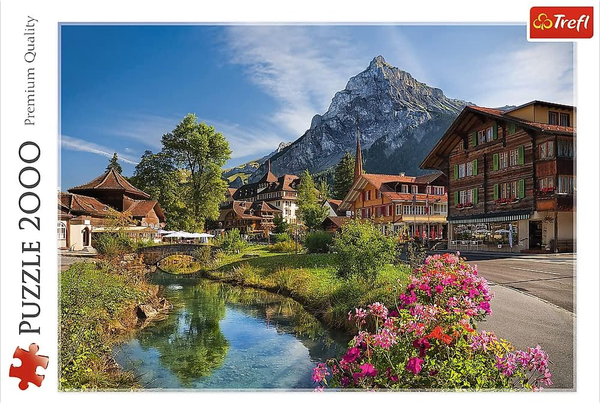 Trefl, Puzzle, Alpes en été, 2000 pièces, Qualité premium, Pour les enfants de plus de 12 ans Puzzle Naty Shop
