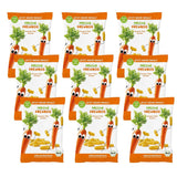 Chips de Fruits Bio "100% Fraise" Chips de Fraises Lyophilisées (12 x 12g) et Nouveaux Flips Croquants Bio de Maïs et de Carottes, Snack Bio, à partir de 1 an, (9 x 30g) 270g