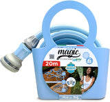 Magic Blue Hose Tuyau d'arrosage extensible de 20 mètres avec sac et buse de pulvérisation