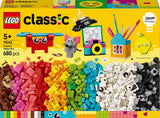 LEGO Classic Creative Fun Box, briques de construction colorées pour un jeu de rôle imaginatif, jeu de construction pour débutants, jouets pour filles et garçons à partir de 5 ans, modèles reconstructibles 11042 Sets de construction Besuche den LEGO-Store