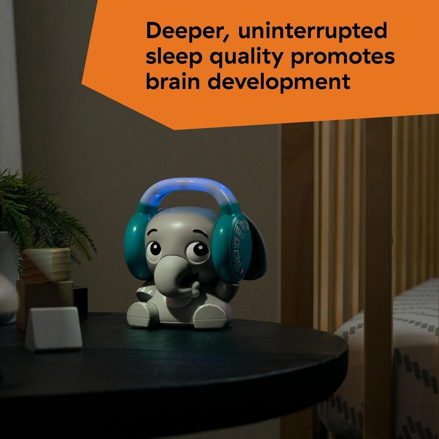 Machine à son Bluetooth Baby Einstein Earl l'éléphant, système musical + veilleuse, jouets bébé à tout-petit Bebe Naty Shop