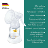 Puériculture Beurer, Tire-lait manuel, Biberon inclus avec système anti-colique Accessoires Alimentation et Allaitement Bebe Naty Shop