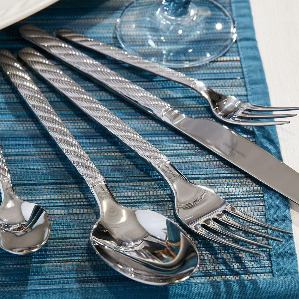 Villeroy et Boch - Ménagère Montauk, différentes tailles, cuisine en acier inoxydable Naty Shop
