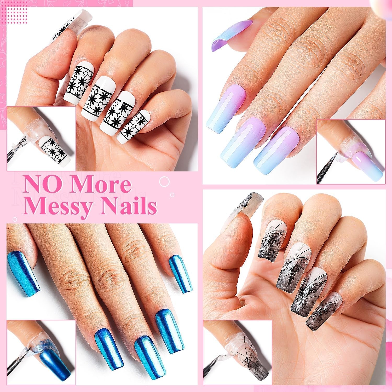 AIMEILI Latex Peel off Tape Nagelleck Korrektor Hautschutz Fingerschutz pour Nail Art Palisade Geruchlos Blanc 15Ml