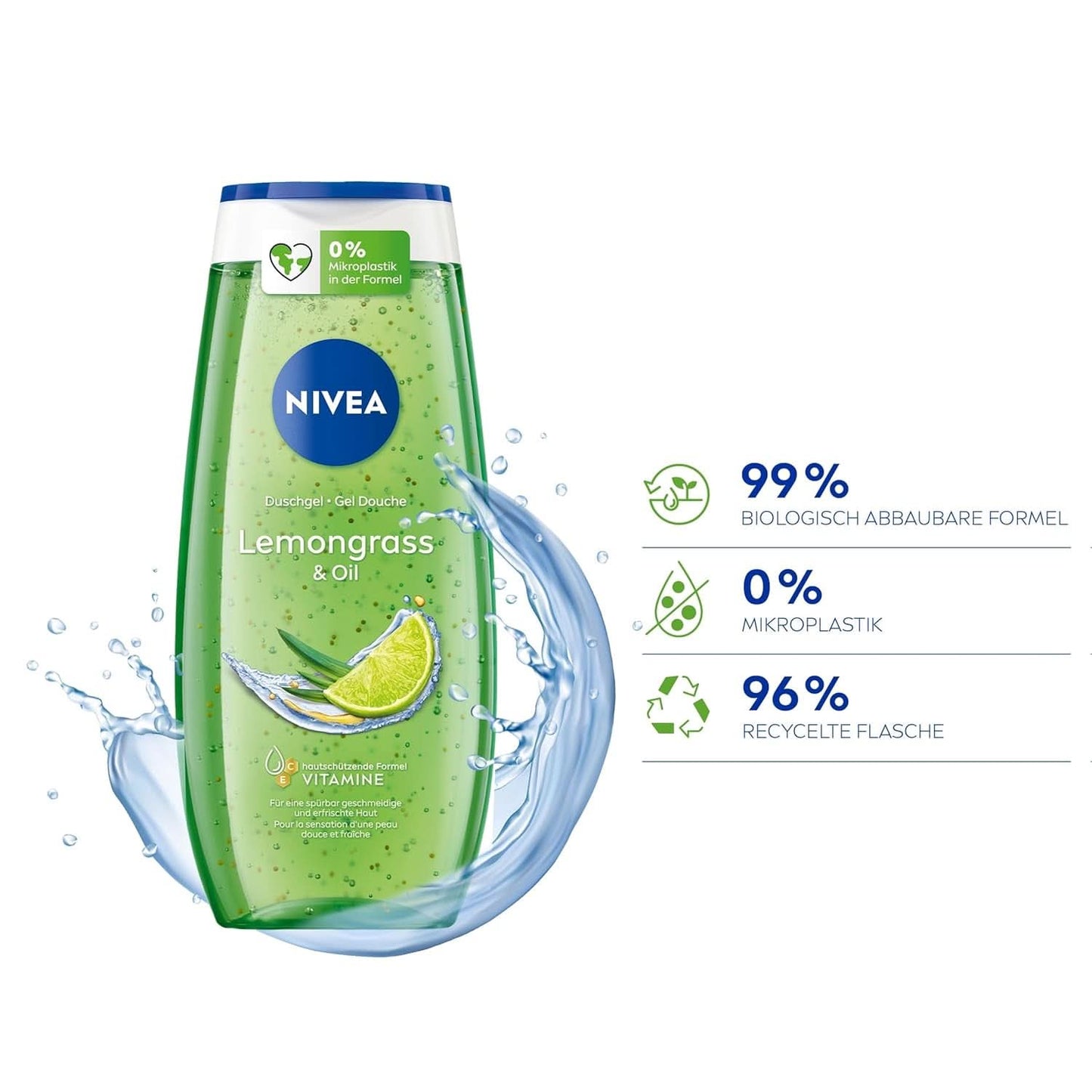 Gel douche NIVEA Citronnelle Et Huile, 250 ml Douche et bain Naty Shop