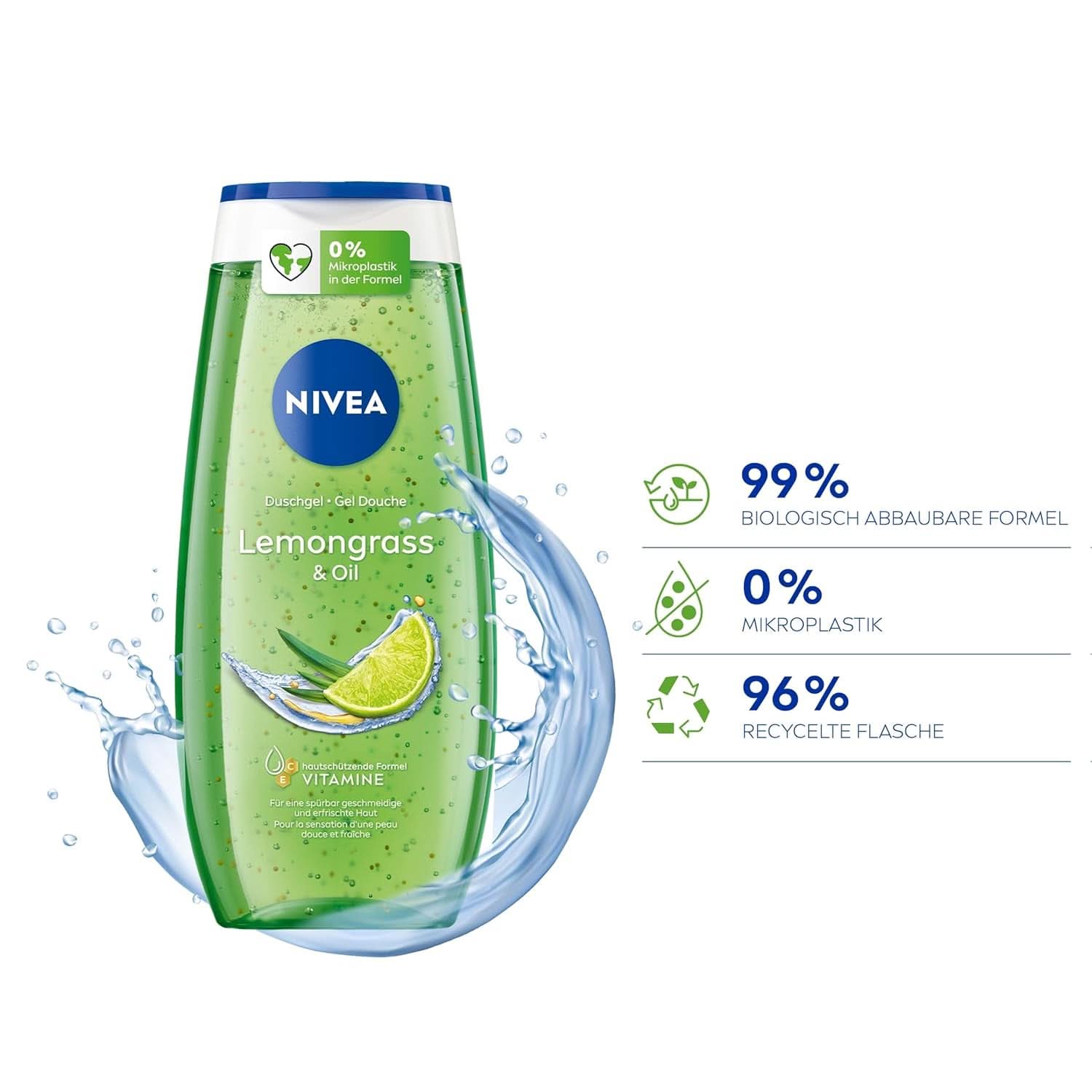Gel douche NIVEA Citronnelle Et Huile, 250 ml Douche et bain Naty Shop